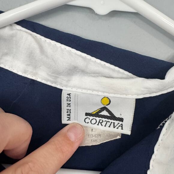 Vintage Cortiva Dolman Sleeve Colorblock Top Women's Size Large 1980s 1990s - Picture 6 of 7